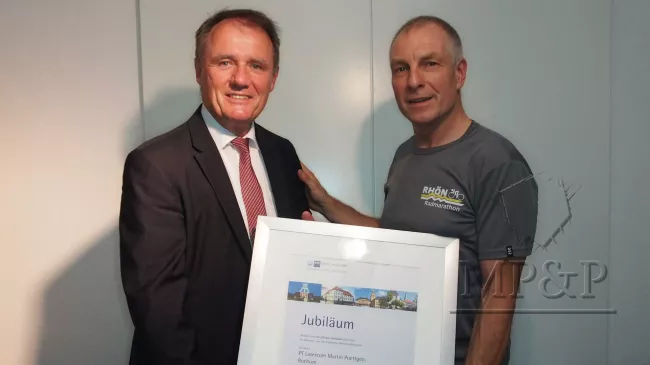 Auszeichnung zum 25 jährigen Firmenjubiläum